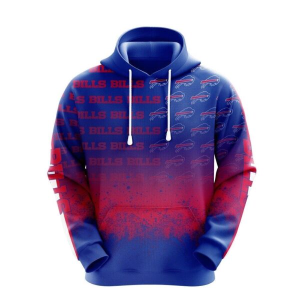 Personalized Buffalo Bills Custom name All Over Print Hoodie 3D skull for fan 02