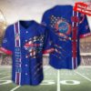 Personalized Buffalo Bills afc Torn Flag NFL Baseball Jersey for fan Personalized Buffalo Bills afc Torn Flag NFL Baseball Jersey for fan