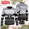 Personalized Raiders Custom Name Number Football Field Ugly Wool Sweater Christmas Personalized Raiders Custom Name Number Football Field Ugly Wool Sweater Christmas