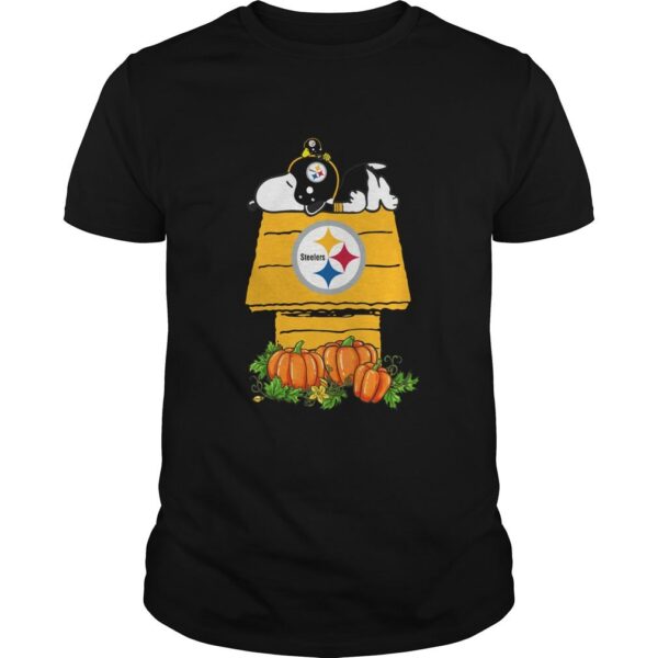 Pittsburgh Steelers Snoopy Pumpkin House NFL