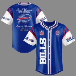 Real Women Love Football Smart Women Love The Buffalo Bills nfl 2023 Baseball Jersey for fan