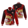 San Francisco 49ers 3D baseball Jacket Sports coat for fan San Francisco 49ers 3D baseball Jacket Sports coat for fan