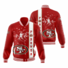 San Francisco 49ers 3D baseball Jacket fan forever football San Francisco 49ers 3D baseball Jacket fan forever football