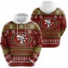 NFL San Francisco 49ers 3D hoodie, christmas pattern hoodie Sports gift for fan NFL San Francisco 49ers 3D hoodie, christmas pattern hoodie Sports gift for fan