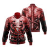 San Francisco 49ers 3D red skull baseball Jacket Sports coat for fan San Francisco 49ers 3D red skull baseball Jacket Sports coat for fan