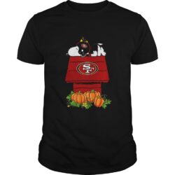 San Francisco 49ers Snoopy Pumpkin House NFL