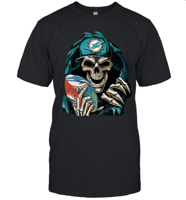 Skullbong Miami Dolphins T Shirt For Fan