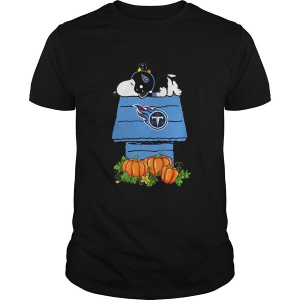 Tennessee Titans Snoopy Pumpkin House NFL