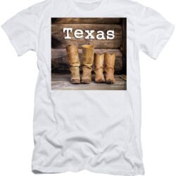 Texas Cowboy Boots Edward Fielding nfl t-shirt