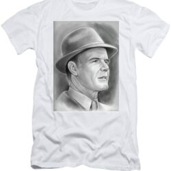 Tom Landry Pencil Greg Joens nfl t-shirt