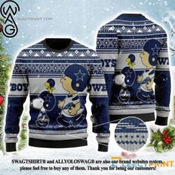 Dallas Cowboys Snoopy Friend Charlie Brown NFL Ugly Christmas Sweater – Cowboys Ugly Sweater