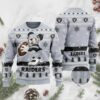 Las Vegas Raiders Mickey Football Player Christmas Sweater Las Vegas Raiders Mickey Football Player Christmas Sweater