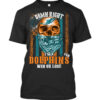 skll damn right i am MIAMI DOLPHINS fan T Shirt custom for fan