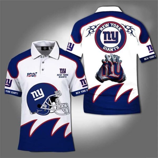 100th Nfl New York Giants For Giants Fan Polo 3d Printed Polo cotton t shirt Hoodie Mug