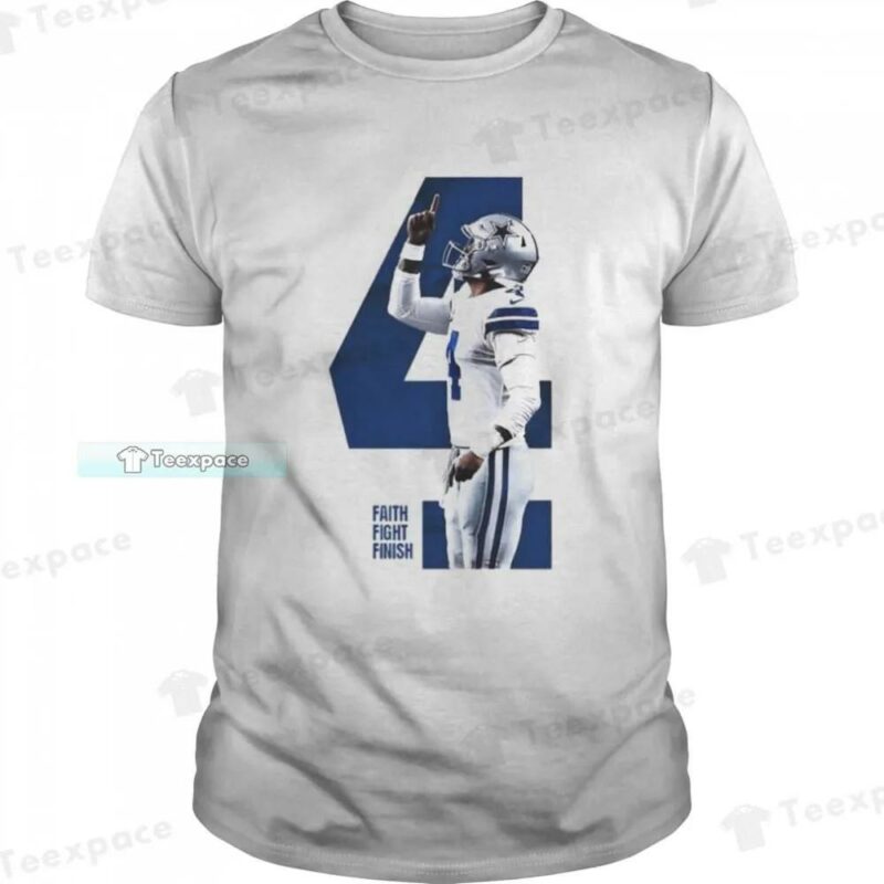 Cowboys Swing Big, Acquire George Pickens in Blockbuster Trade with Steelers #4 Dak Prescott Dak Pray Cowboys Shirt