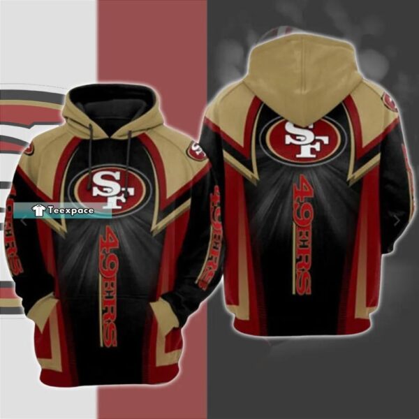 San Francisco 49ers NFL 3D Hoodie, football Gift Ideas for fan