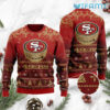 49ers Ugly Christmas Sweater Santa Claus Moon San Francisco 49ers Gift 49ers Ugly Christmas Sweater Santa Claus Moon San Francisco 49ers Gift