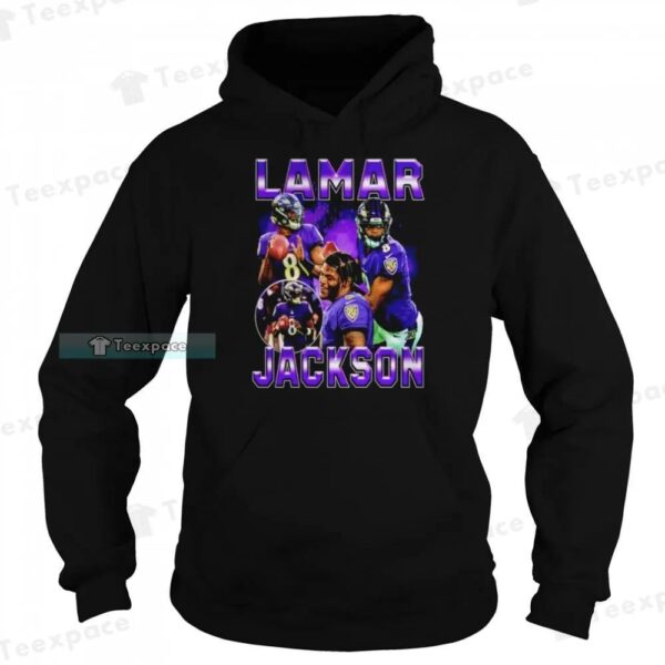 8 Lamar Jackson Ravens Shirt 2