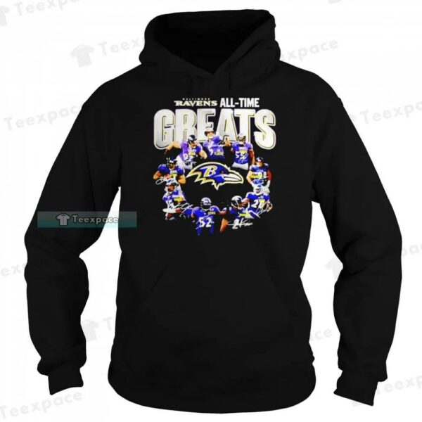 All Time Greats Signatures Ravens Shirt 2