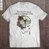 And I Think To Myself What A Wonderful World Dragonfly With Flower Clock Shirt