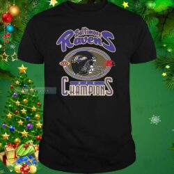 Awesome AFC Champions 2022 Baltimore Ravens Shirt 1