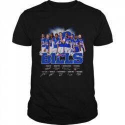 BUFFALO BILLS nfl ALL TEAM PLAYERS 2022 SIGNATURES SHIRT