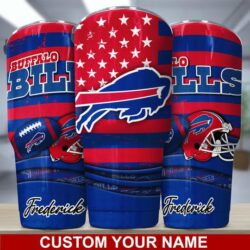 BUFFALO BILLS nfl CUSTOM NAME TUMBLER ? LIMITED EDITION