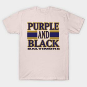 Baltimore-LYFE-Purple-and-Back-Football-Colors!-T-Shirt