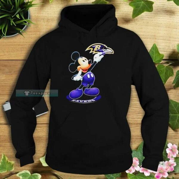 Baltimore Ravens Mickey Mouse Nfl Logo 2023 Shirt 2