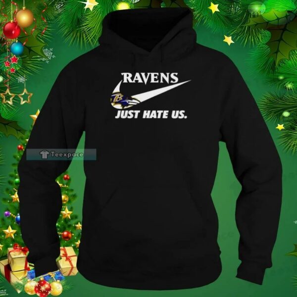 Baltimore Ravens Nike Just Hate Us Shirt 2