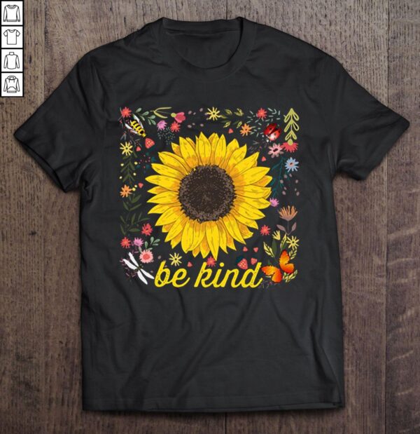 Be Kind Sunflower Tee T Shirt