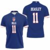 Buffalo Bill Cole Beasley 11 Nfl Blue Jersey Inspired Style Polo Shirt All Over Print Shirt 3d