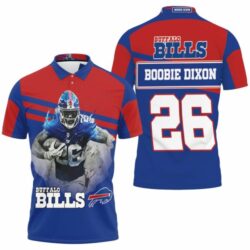 Buffalo Bills 26 Boobie Dixon Afc East Champs 3D Polo Shirt custom name