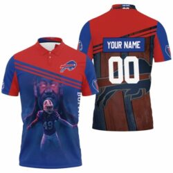 Buffalo Bills Afc East Champions 49 Tremaine Edmunds God Personalized 3D Polo Shirt