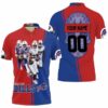 Buffalo Bills Afc East Division Champions Poco Loco Skull Personalized name Polo Shirt