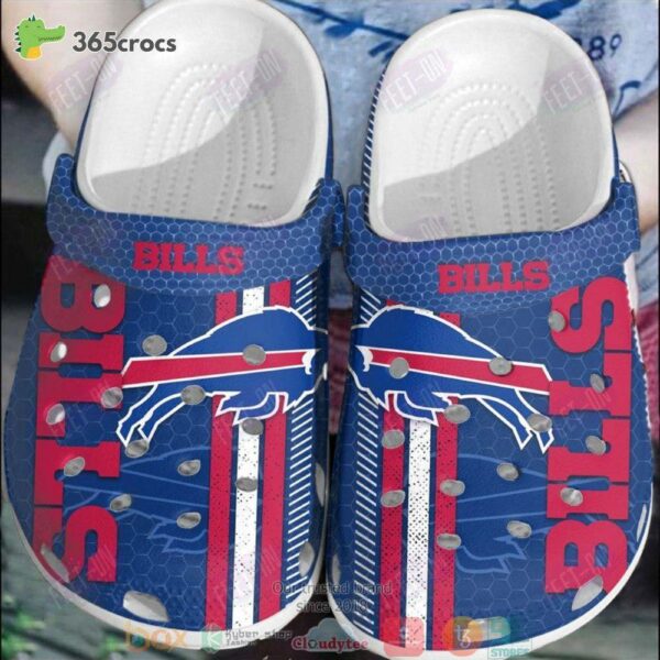 Buffalo Bills Blue Nfl Crocs Clog Shoes