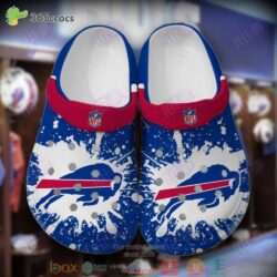 Buffalo Bills Blue-White Nfl Crocs Clog Shoes