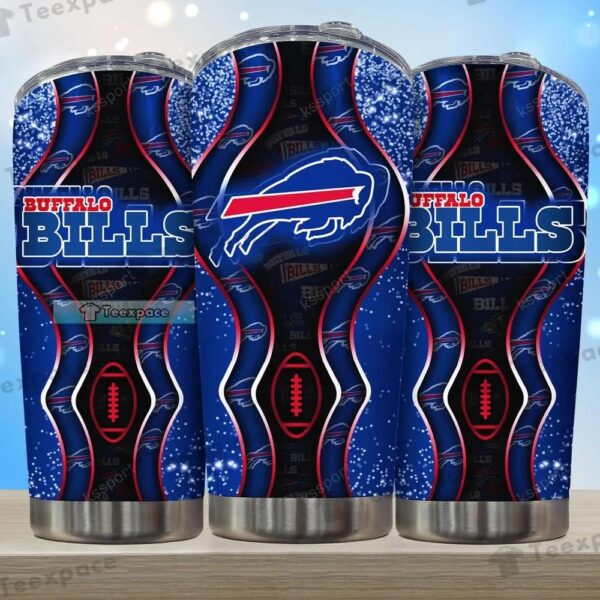 Buffalo Bills Curly Machines Tumbler