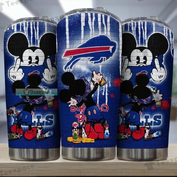 Buffalo Bills Mickey Graffiti Tumbler