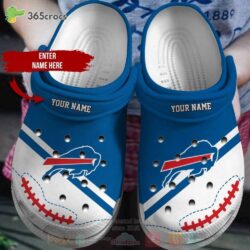 Buffalo Bills Nfl Custom Name Crocs Clog Shoes