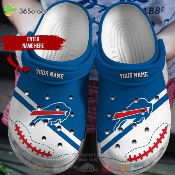 Buffalo Bills Nfl Custom Name Crocs Clog Shoes