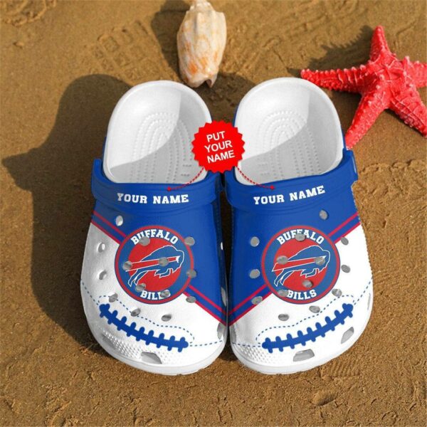 Buffalo Bills Personalized Custom For Nfl Fans Clog Shoes