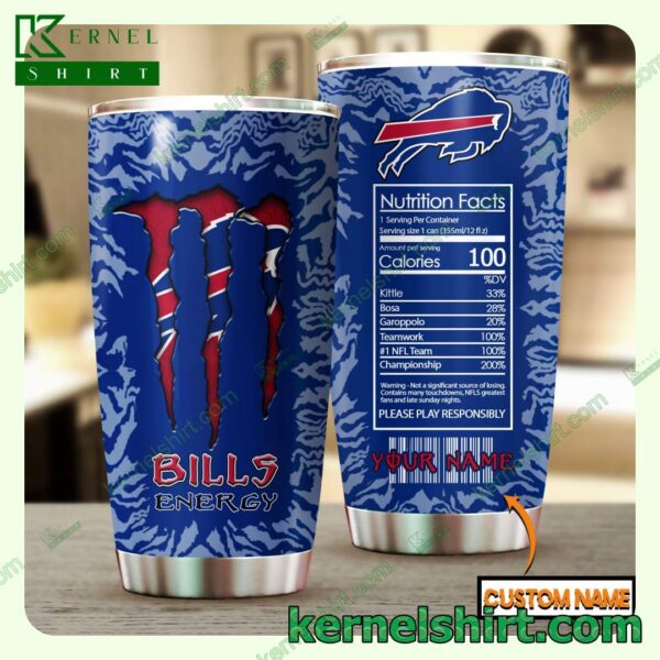 Buffalo Bills nfl Energy Personalized Tumbler Cup for fan