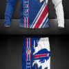 Buffalo Bills nfl Mens Tracksuit Set 2 Piece Hooded Sweatsuit Jogging Suit fan Gift v3