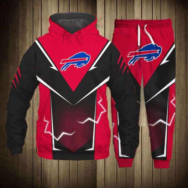 Buffalo Bills nfl Para 3D Set hoodie and pant lighting custom for fan