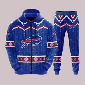 Buffalo Bills nfl Para america pattern 3D Set hoodie and sweatpants custom for fan