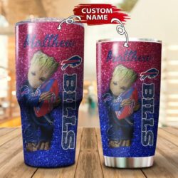 Buffalo Bills nfl Personalized Custom Name Tumbler Cup