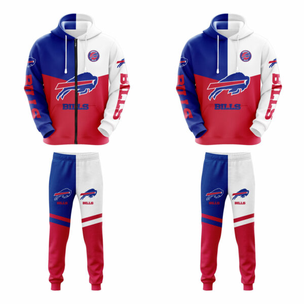 Buffalo Bills nfl Tracksuit Set 3D hoodie SweatPants sport Gift