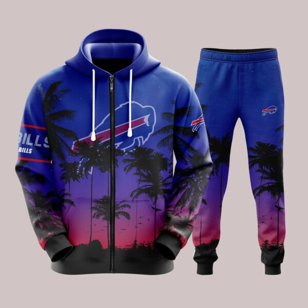 Buffalo Bills nfl aloha sunset ball set Sweatpant and hoodie Sports Outfit Gift
