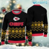 Chiefs Christmas Sweater Black Tribal Pattern Kansas City Chiefs Gift Chiefs Christmas Sweater Black Tribal Pattern Kansas City Chiefs Gift